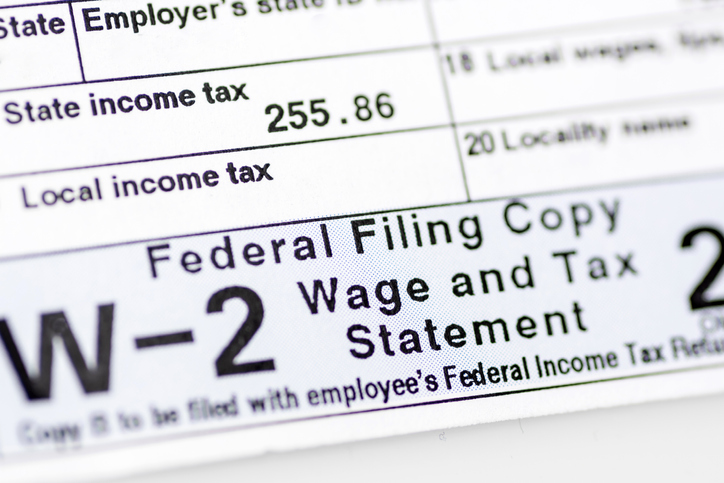 w 2 form federal filing wage and tax statement